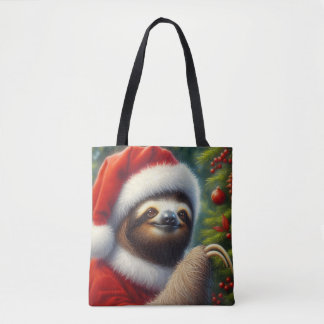 Sloth Jultomten Tygkasse