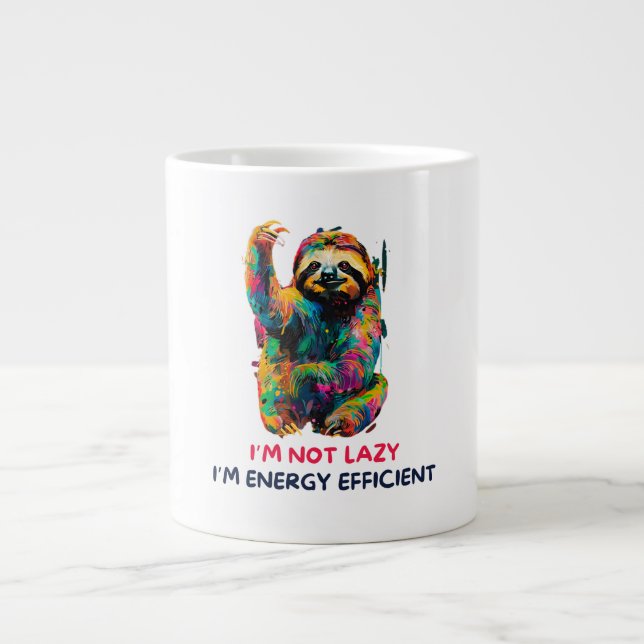 Sloth Jumbo Mugg (Framsidan)