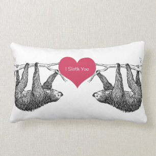 Sloth = kärlek lumbarkudde