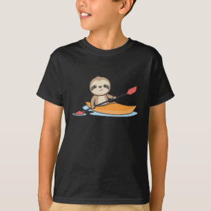 Sloth Kayak Team Paddling Funny Sloths T Shirt