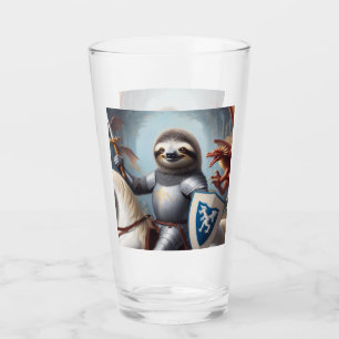 Sloth Knight Fighting Dragons Glaskopp