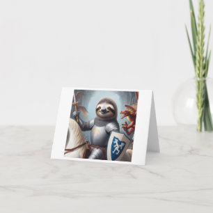 Sloth Knight Fighting Dragons Kort