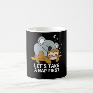 Sloth Koala Sleeping Late Riser Cute Kaffemugg