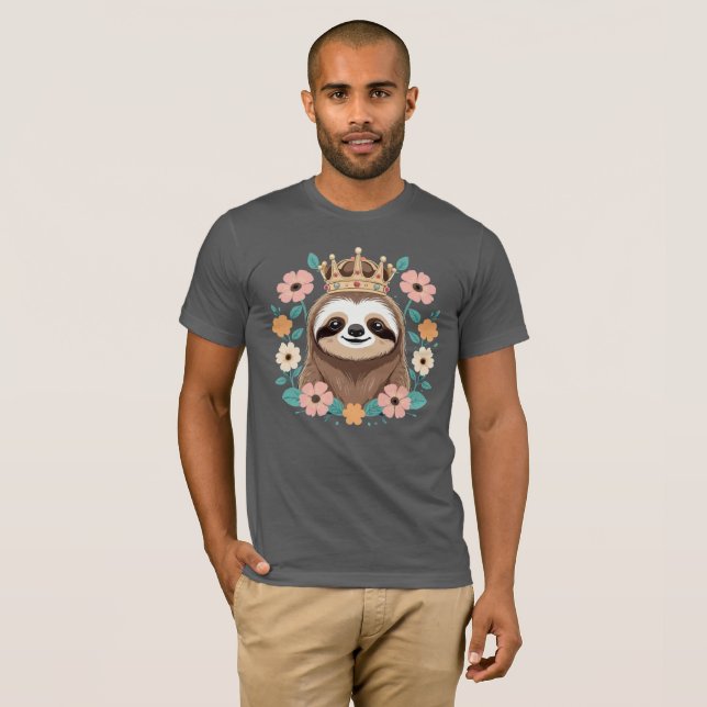 Sloth Kung T Shirt (Hel framsida)