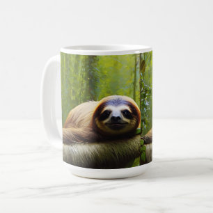 Sloth Lazy Aeftermiddag, kaffe Mugg