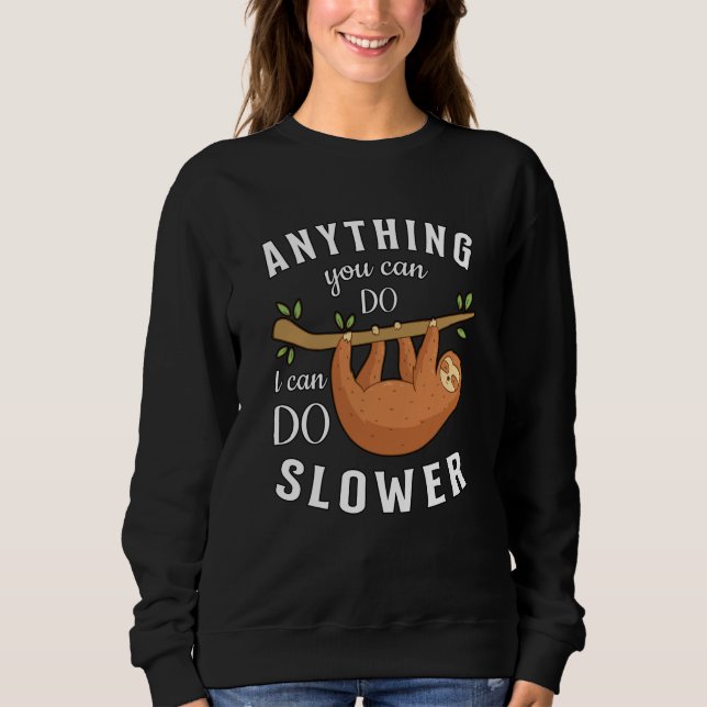 Sloth Lazy Sloths Sleeping Animal Funny Gift Idea T Shirt (Framsida)