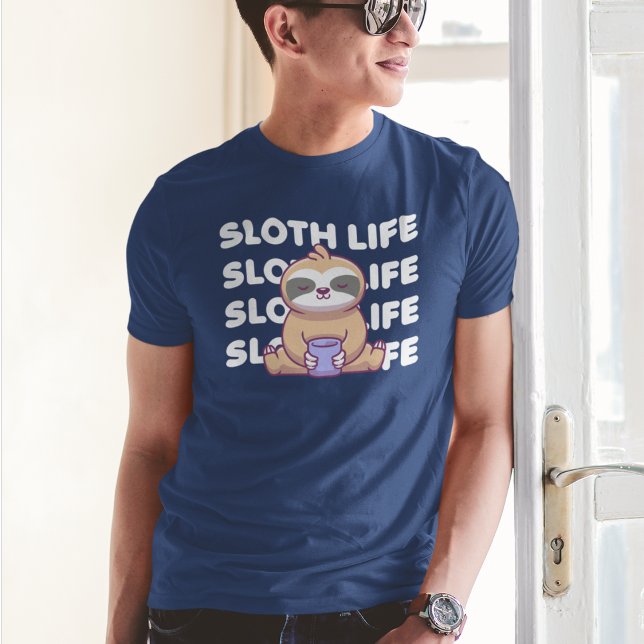 Sloth Life | Spipande Sloth T Shirt (Skapare uppladdad)