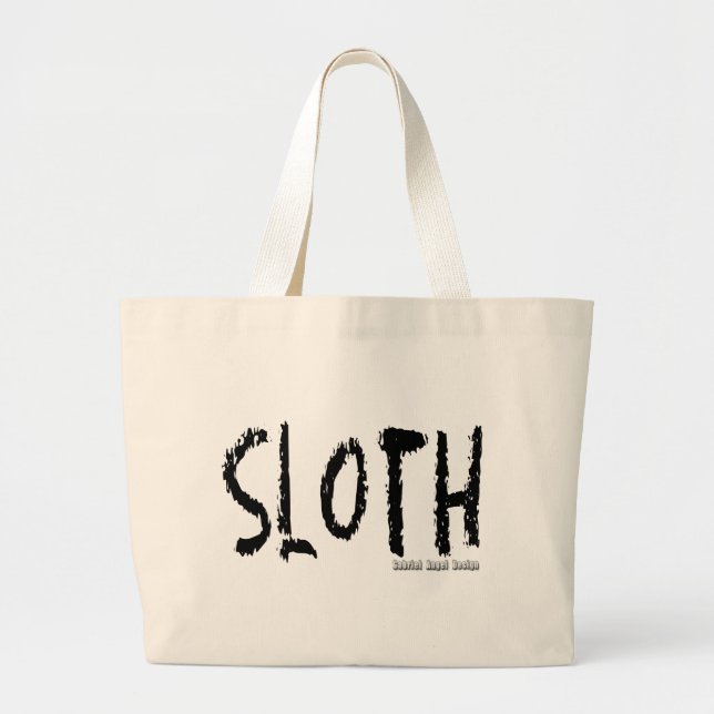 Sloth Logotyp Jumbo Tygkasse (Framsidan)