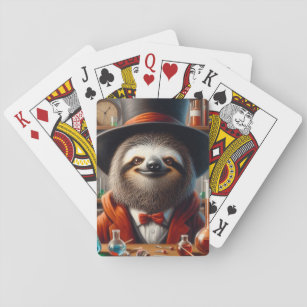Sloth Mad Scientist Casinokort