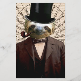 Sloth Man Victorian Steampunk Antropomorphic