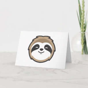 Sloth Mascot Kort