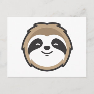 Sloth Mascot Vykort