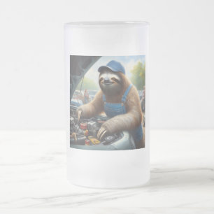 Sloth Mechanic Frostat Ölglas