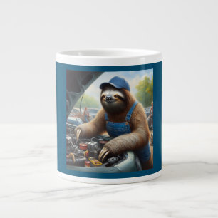 Sloth Mechanic Jumbo Mugg