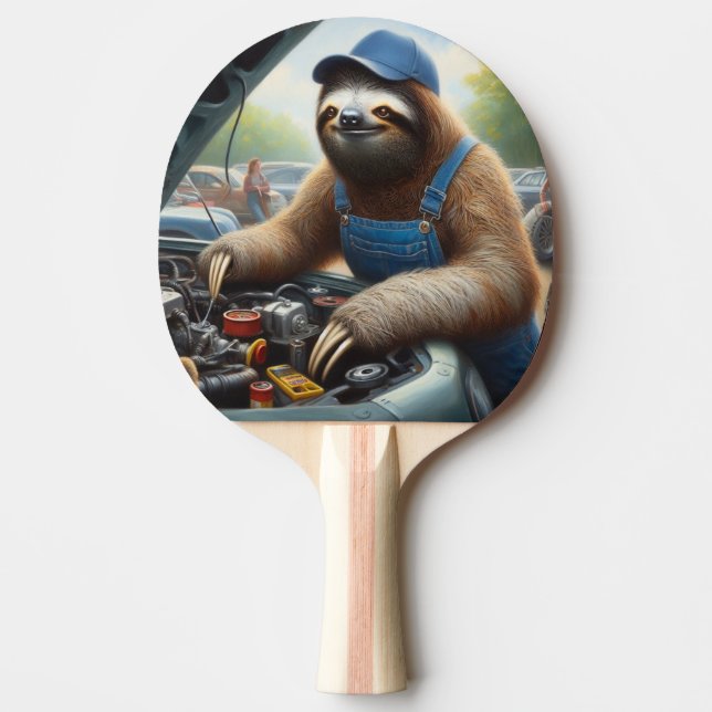 Sloth Mechanic Pingisracket (Framsidan)