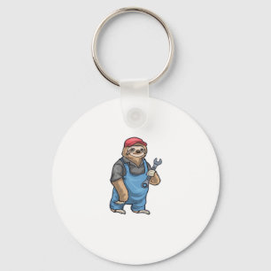 Sloth Mechanic Wrench Classic T-Shirt Nyckelring