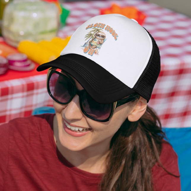 Sloth Mode on Sloth Älskare Truckerkeps (Skapare uppladdad)