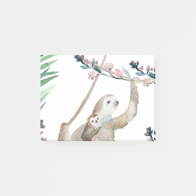 Sloth Momma Post-it Block (Framsida)