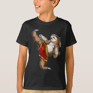 Sloth Muay Thai Fighter T Shirt
