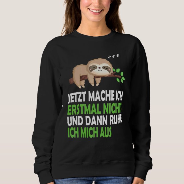 Sloth Nightdress Ssov Pajamas T Shirt (Framsida)