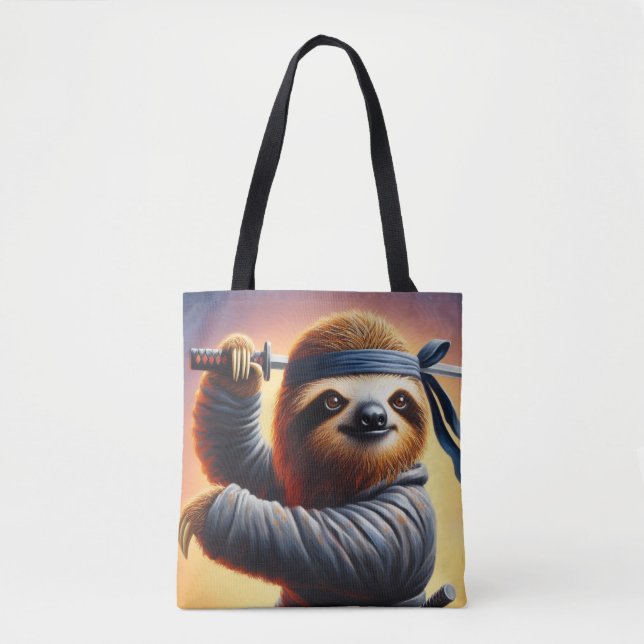 Sloth Ninja Tygkasse (Framsida)