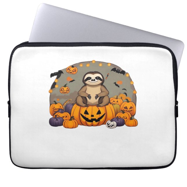 Sloth-o-ween Classic T-Shirt Laptop Fodral (Framsidan)