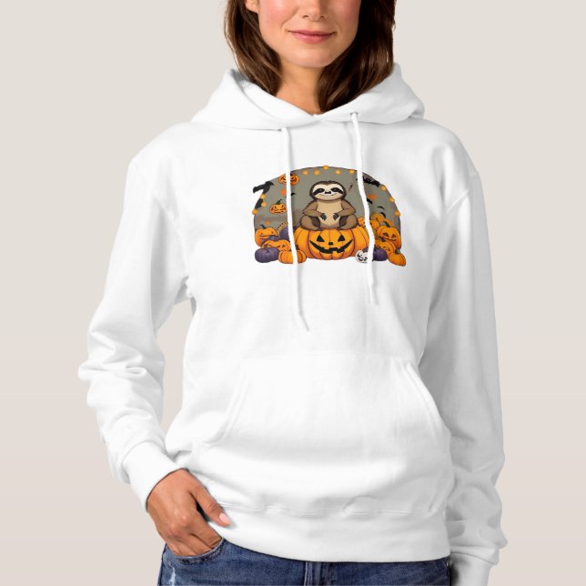 Sloth-o-ween Klassisk T-Shirt (Framsida)