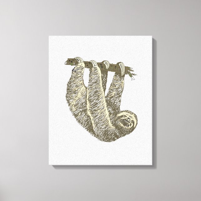 Sloth på Canvas (Framsida)