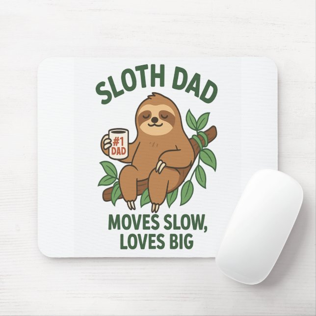 Sloth Pappa - Moves Slow, Kärlek Big Musmatta (Med mus)