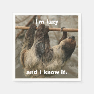 Sloth Pappersservett
