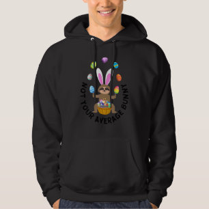 Sloth Påskägg Hunt Funny Påsk Basket Kids Hoodie