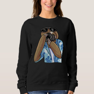 Sloth Photographer Cameraman T Shirt