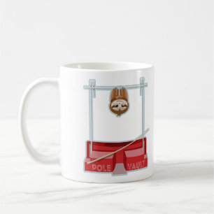 Sloth Pole Vault Athletics Kaffemugg