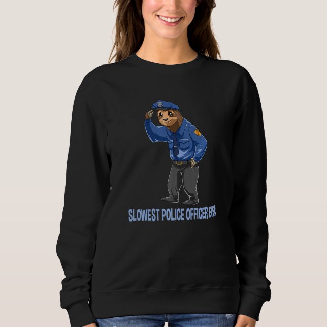 Sloth Police Officer Detective Funny Policemen Pre T Shirt (Framsida)