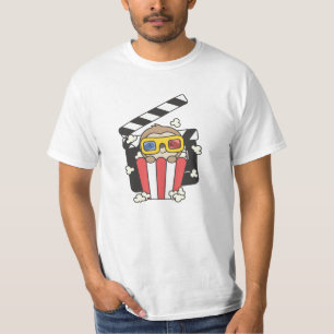 Sloth Popcorn Time Lusnyj Animals Eating Movies T Shirt