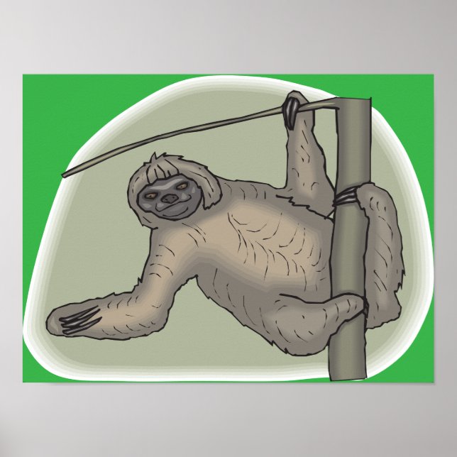 Sloth poster (Framsidan)