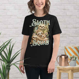 Sloth-puben, vidsynt slam t shirt