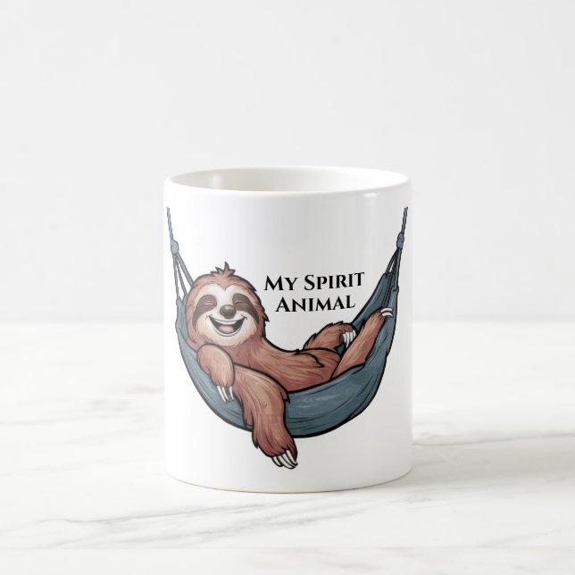 Sloth Relaxing Kaffemugg (Center)