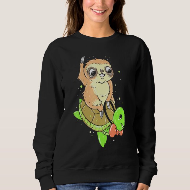 Sloth Riding a Turtle Sloth Sloth Classic T Shirt (Framsida)