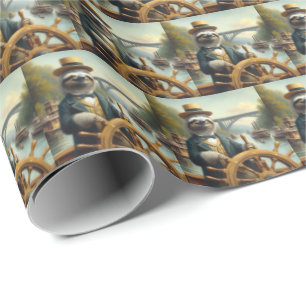 Sloth Riverboat-kapten Presentpapper