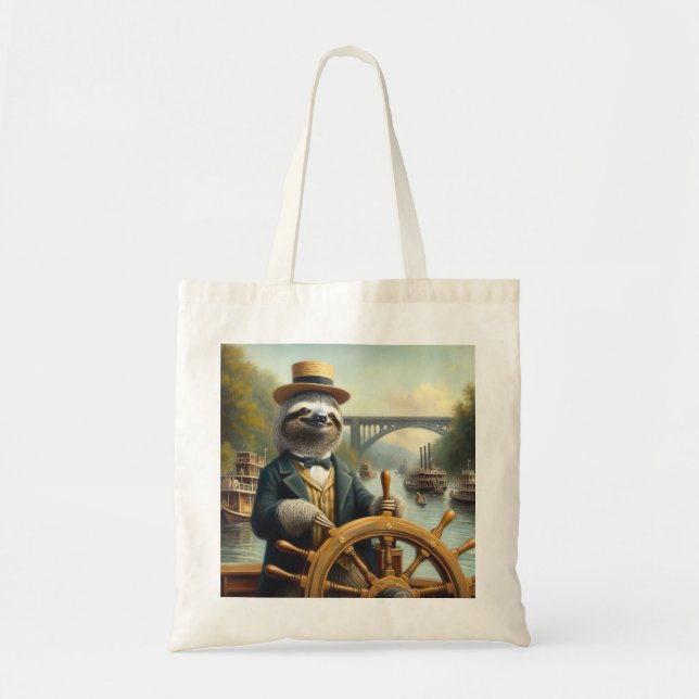 Sloth Riverboat-kapten Tygkasse (Framsidan)