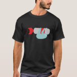Sloth Rocket T-shirt<br><div class="desc">Sloth Rocket. En minimalistisk vektorkonstruktion med en lutning som slår på en torped. En absurd kommentar om hastighetens och teknikens karaktär. En underbar gåva till fläkt av slätter,  absurt humor och minimalistisk vektorkonst.</div>