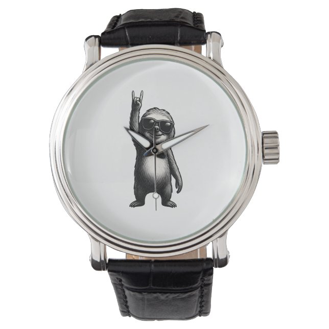 Sloth Rocking Dance Armbandsur (Framsida)