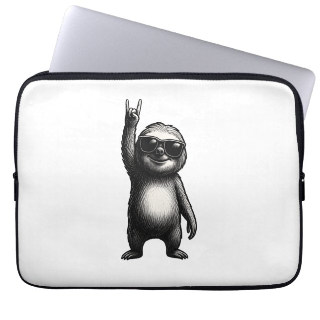 Sloth Rocking Dance Laptop Fodral (Framsidan)