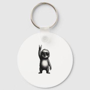 Sloth Rocking Dance Nyckelring