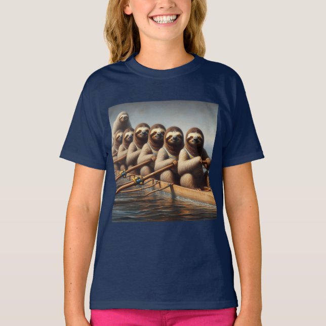 Sloth Rving Team T Shirt (Framsida)