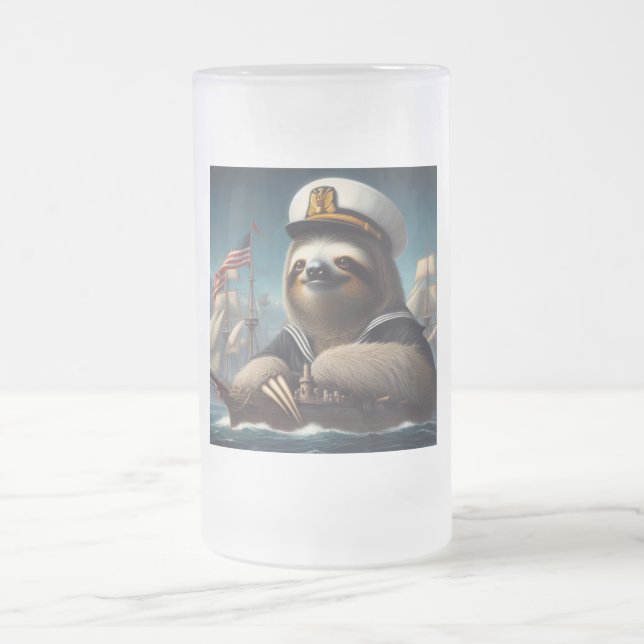 Sloth Sailor Frostat Ölglas (Center)