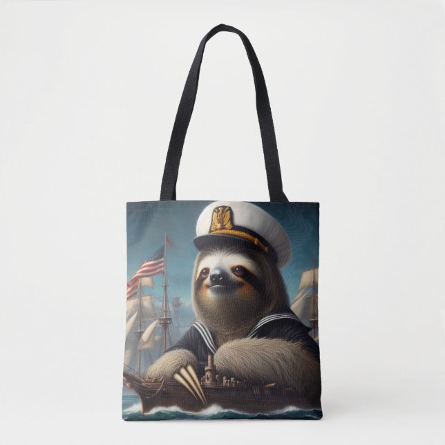 Sloth Sailor Tygkasse (Framsida)