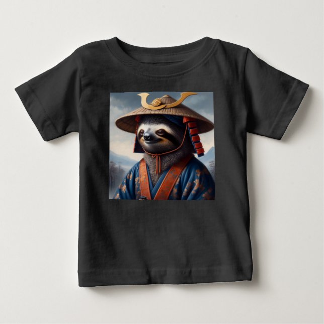 Sloth Samurai T Shirt (Framsida)