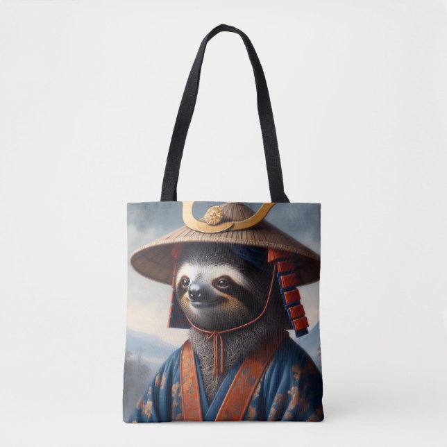 Sloth Samurai Tygkasse (Framsida)